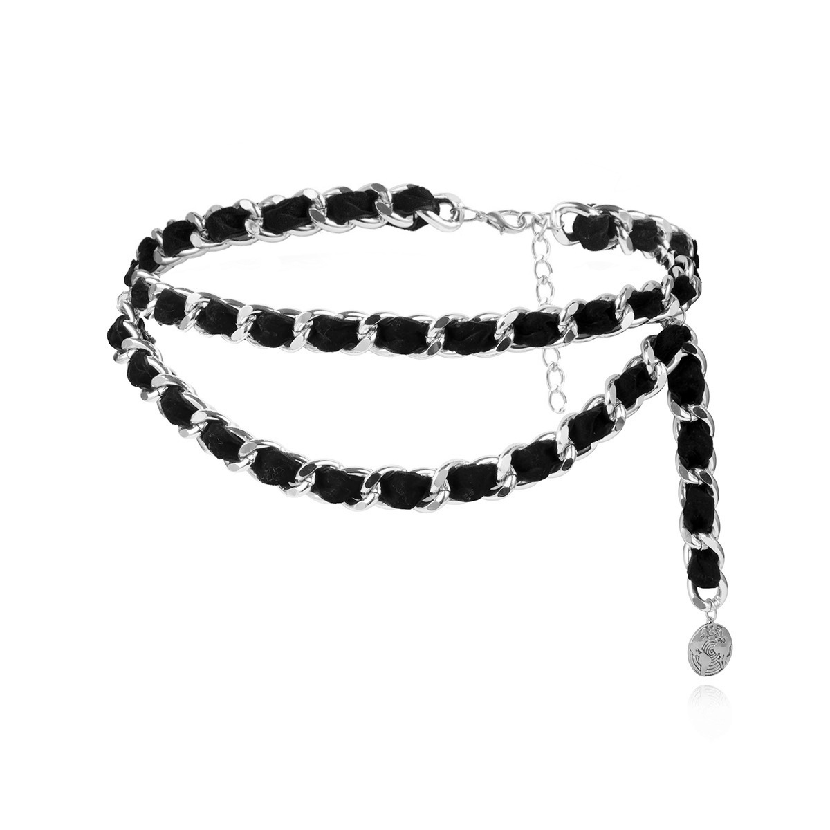 Multi-Layer Tassel Waist Ornaments Women's Simple Personality Chain Flannel Retro Necklace