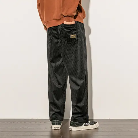 Casual Corduroy Trousers Japanese Men's