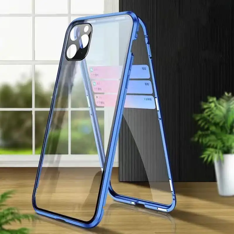 Double-sided Glass Magnetic Phone Case Lens Full-package Protection