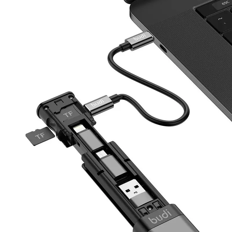 3 In 1 Multi-function Smart Adapter Card Storage Data Cable USB Box Universal For Phone Protable Phone Supplies – image 7