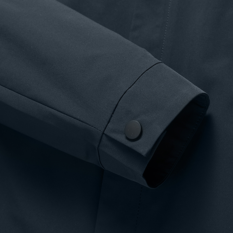 New Middle-Aged Men's Stand-Up Collar Jacket Business Casual Jacket Zipper Windbreaker