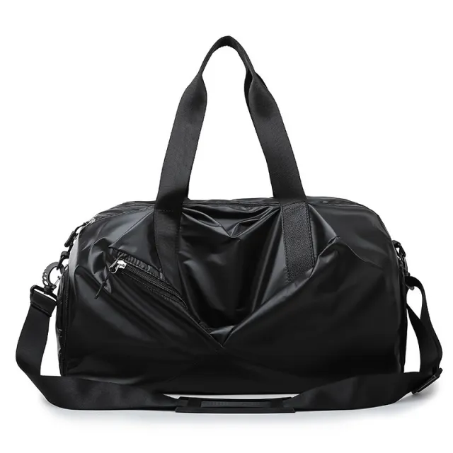 Waterproof Swimming Wet And Dry Separation Yoga Duffel Bag Black - Shop at LoveMi