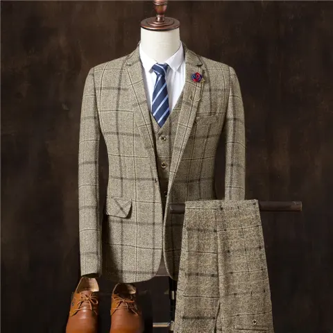 Men 3 Pieces Suit Set Men Wedding Suits Groom