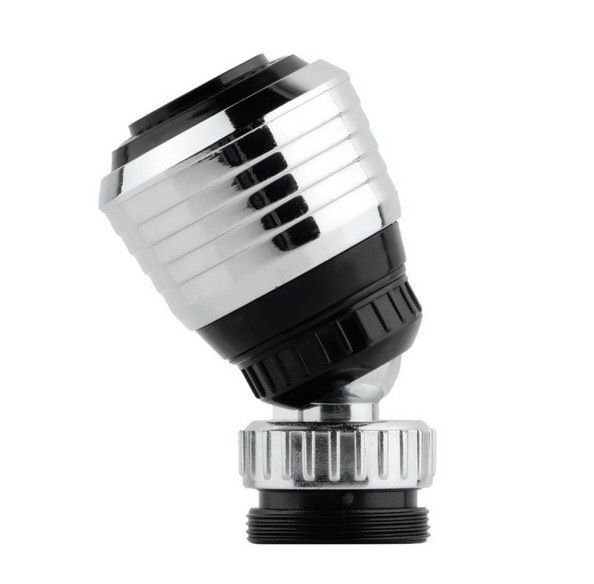 Пластиковый имитация металла, водосберегающий кран, барботер, кухонный универсальный кран, брызгозащищенный кран на 360 градусов