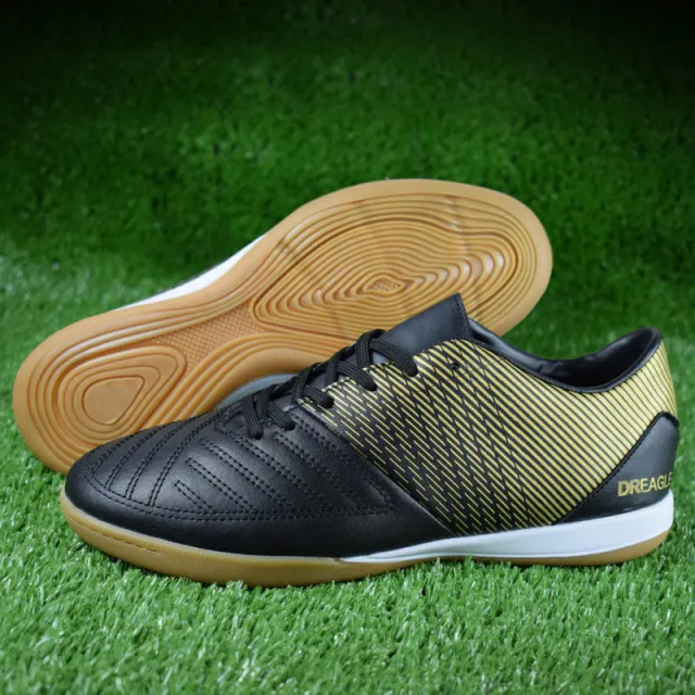 Flat Non Slip Wear Resistant Rubber Soft Soled Football Shoes Gold - Shop at LoveMi
