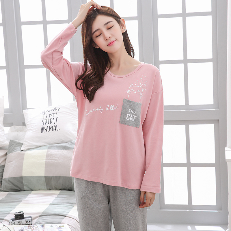 Title 3, Cotton Long-sleeved Sweet And Cute Home Wear Ca...