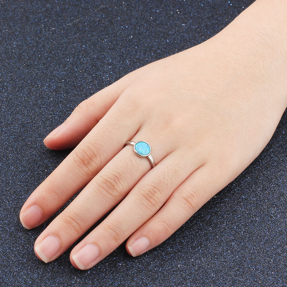 European and American Australian Baby Stone Ring