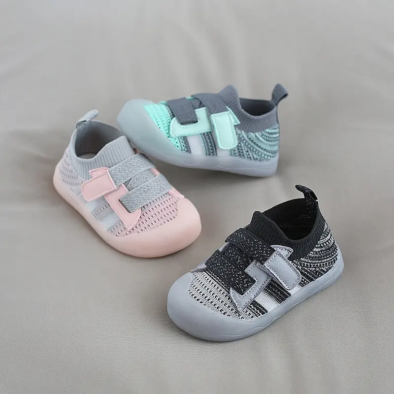 Baby Toddler Shoes Jelly Bottom Velcro