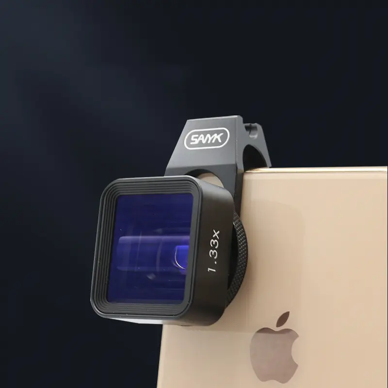 Mobile Phone Movie Lens Screen Distortion 1.33x Widescreen Video