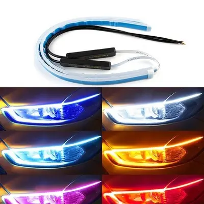 Led DRL Car Daytime Running Lights Flexible