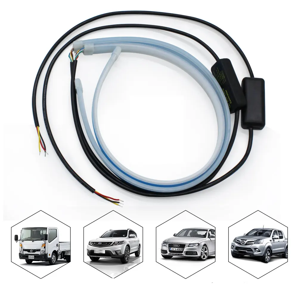 Led DRL Car Daytime Running Lights Flexible