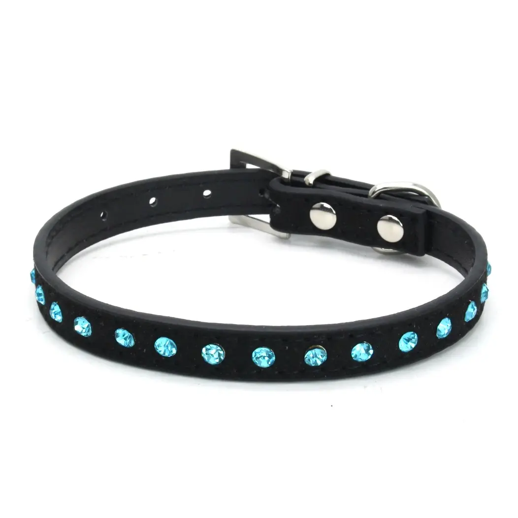 Pet Supplies Collar Diamond Rhinestone Buckle Dog