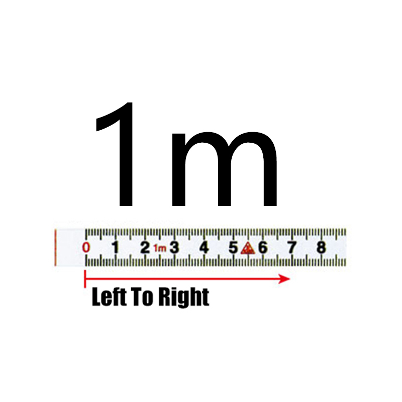 Adhesive Scale With Glue Self-adhesive Reverse Center Dividing Mechanical Ruler – A, 1M