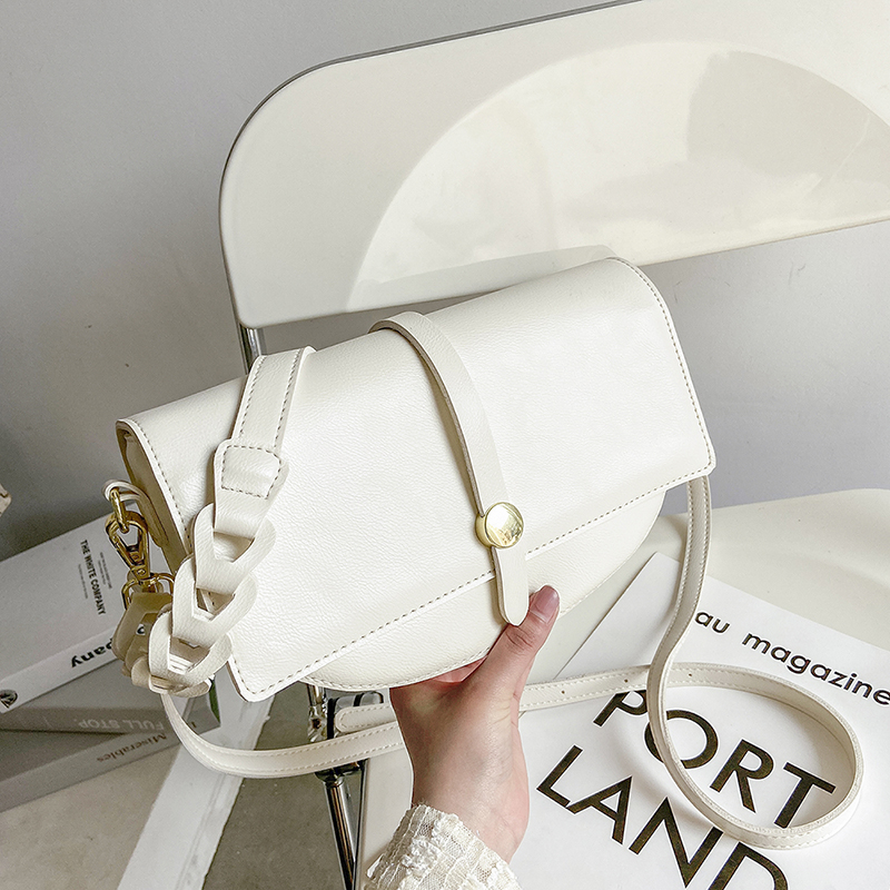 Borse a Tracolla In Morbida Pelle Pu Dal Design Speciale Per Donna White - Shop at LoveMi