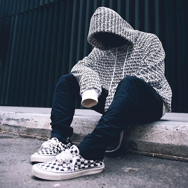 Full Print Sweater Main Line Pullover Hoodie Autumn And Winter High Street Loose Hip-hop Men's Trendy Jacket