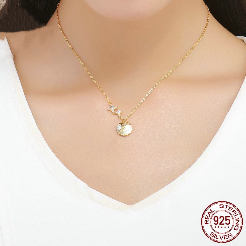 Sterling Silver Jewelry Box Necklace Mysterious Interstellar Pendant