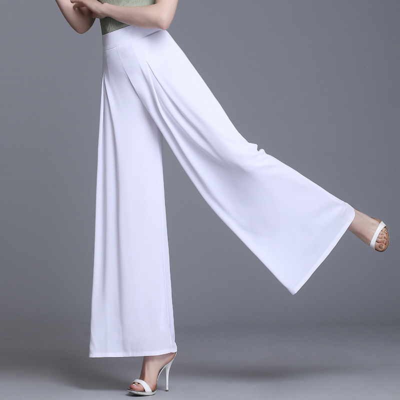 Title 3, New Style Draped Pleated High Waisted Loose Cas...