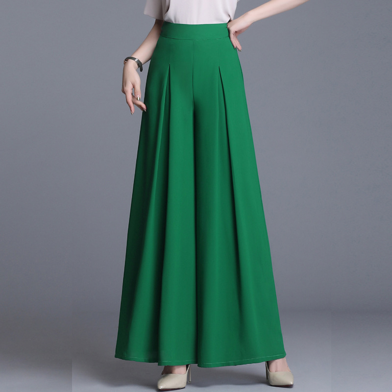 Title 6, New Style Draped Pleated High Waisted Loose Cas...