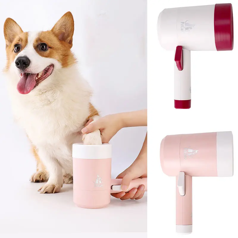 Dog Paw Cleaner Cup Soft Silicone Combs Pet Foot