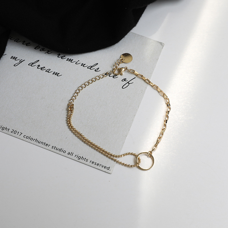 Simple And Versatile High-end Geometric Ring Bracelet