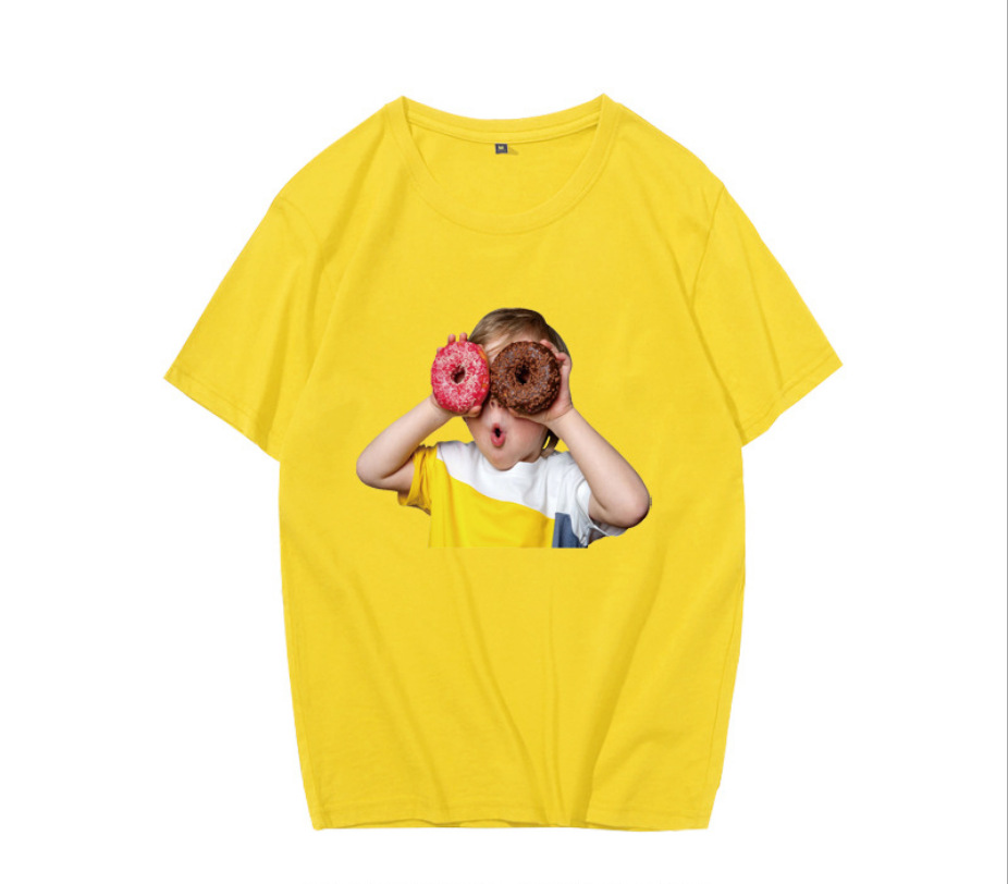 Donut Boy Prayer Short Sleeve Loose T-shirt