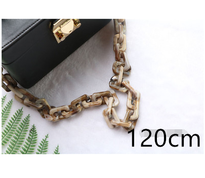 Chain chain acrylic chain Milk Coffee120Cm - Shop at LoveMi