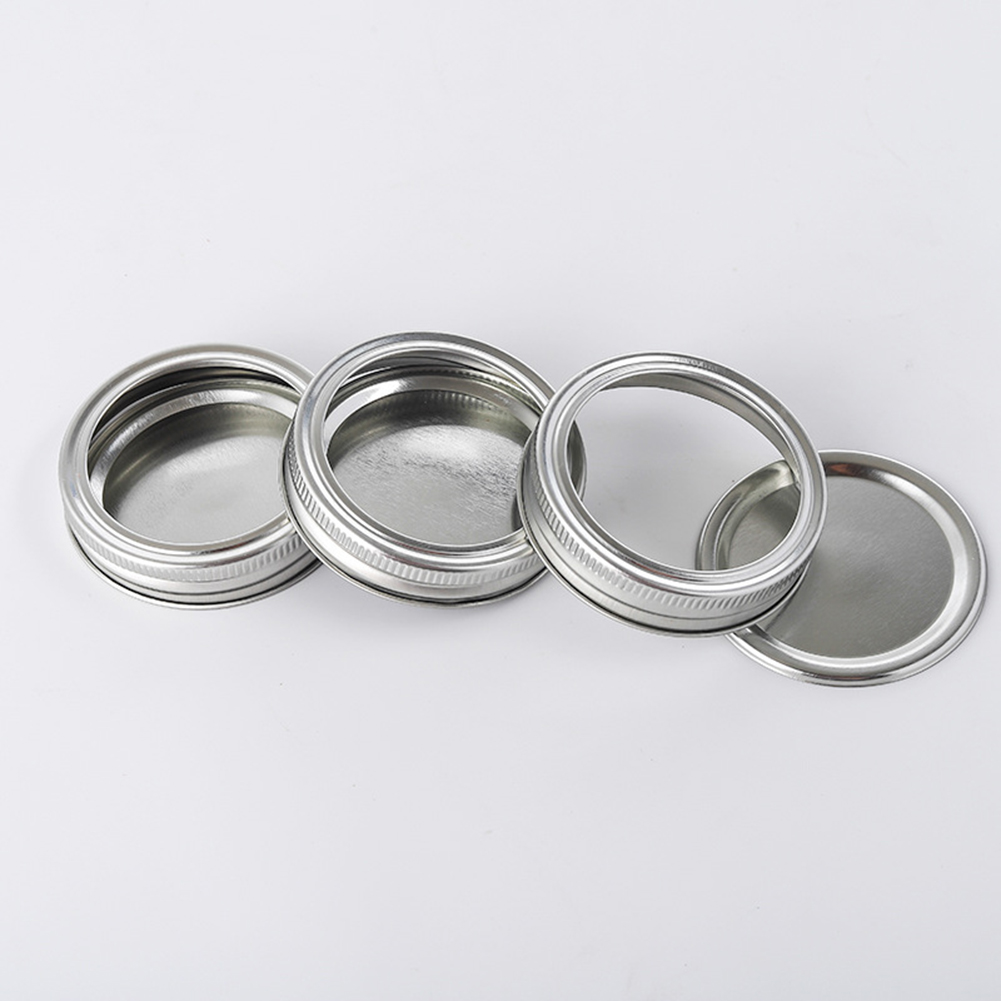 Round Metal Ring Split Lid Tinplate Lid Mason Lid Piece Mason Lid Sealed Jar Lid