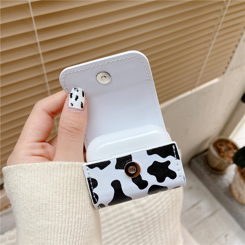 Bluetooth Wireless Headset Protective Case Leather Lanyard Cute