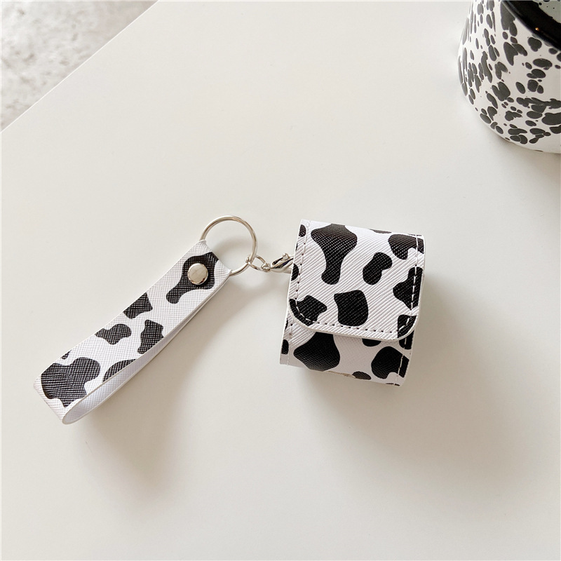 Bluetooth Wireless Headset Protective Case Leather Lanyard Cute - Image 13