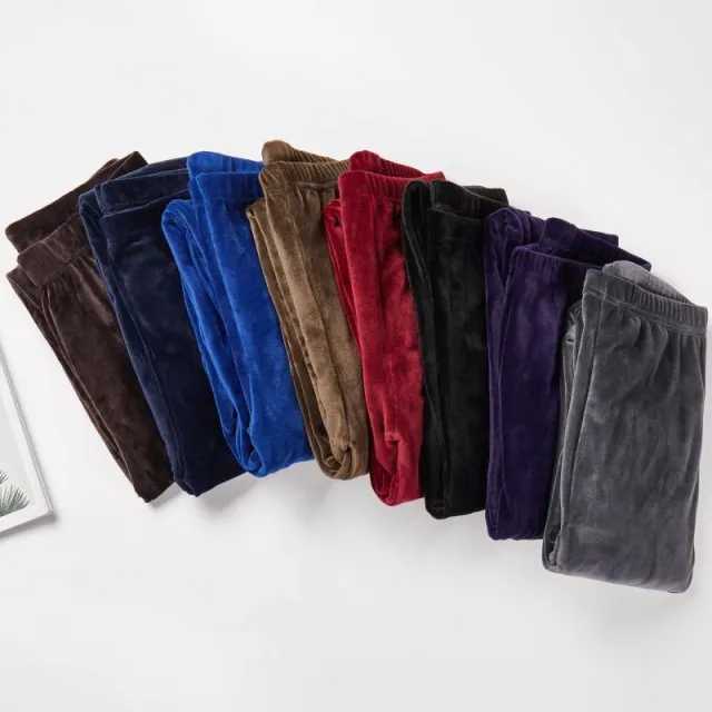Reversible Fleece High Stretch Solid Color Leggings Blue - Shop at LoveMi