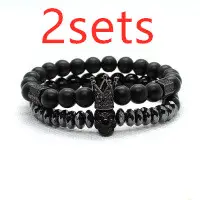 Natural stone men's bracelet