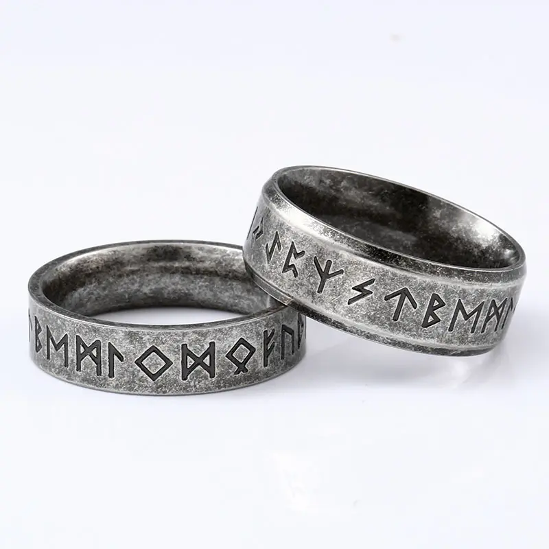 Beier 316L Stainless Steel Odin Norse Viking Amulet Rune