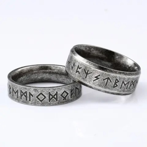 Beier 316L Stainless Steel Odin Norse Viking Amulet Rune