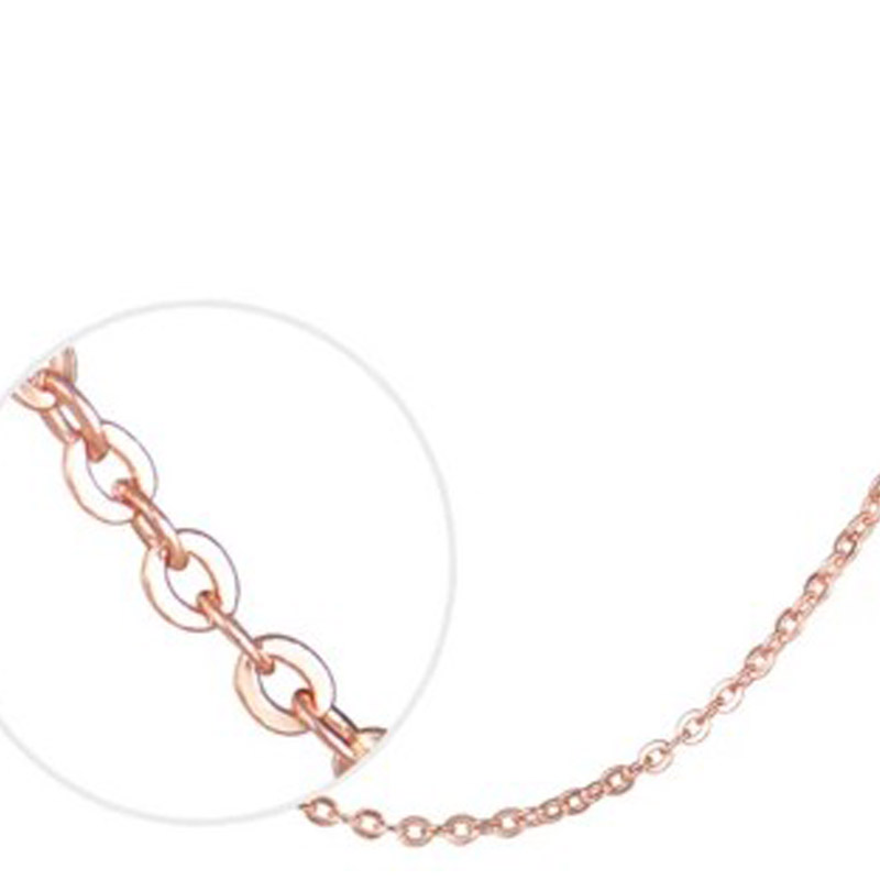 Ladies Fashion Simple S925 Sterling Silver Necklace