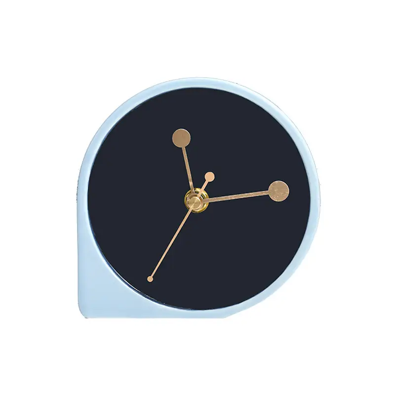 Nordic Light Luxury Ceramic Clock Pendant Home Furnishing Model House Soft Decoration Supplies