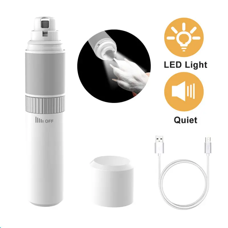 USB rechargeable pet nail clippers