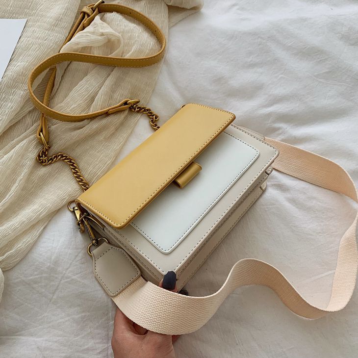 New All Match Messenger Chain Bag Net Red Texture Broadband Small Fresh