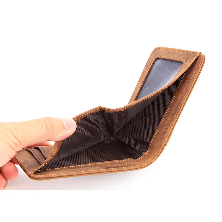 European and American RFID Men's Leather Wallet – image 5