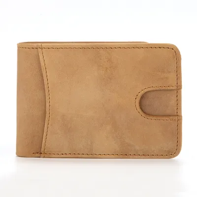 European and American RFID Men's Leather Wallet