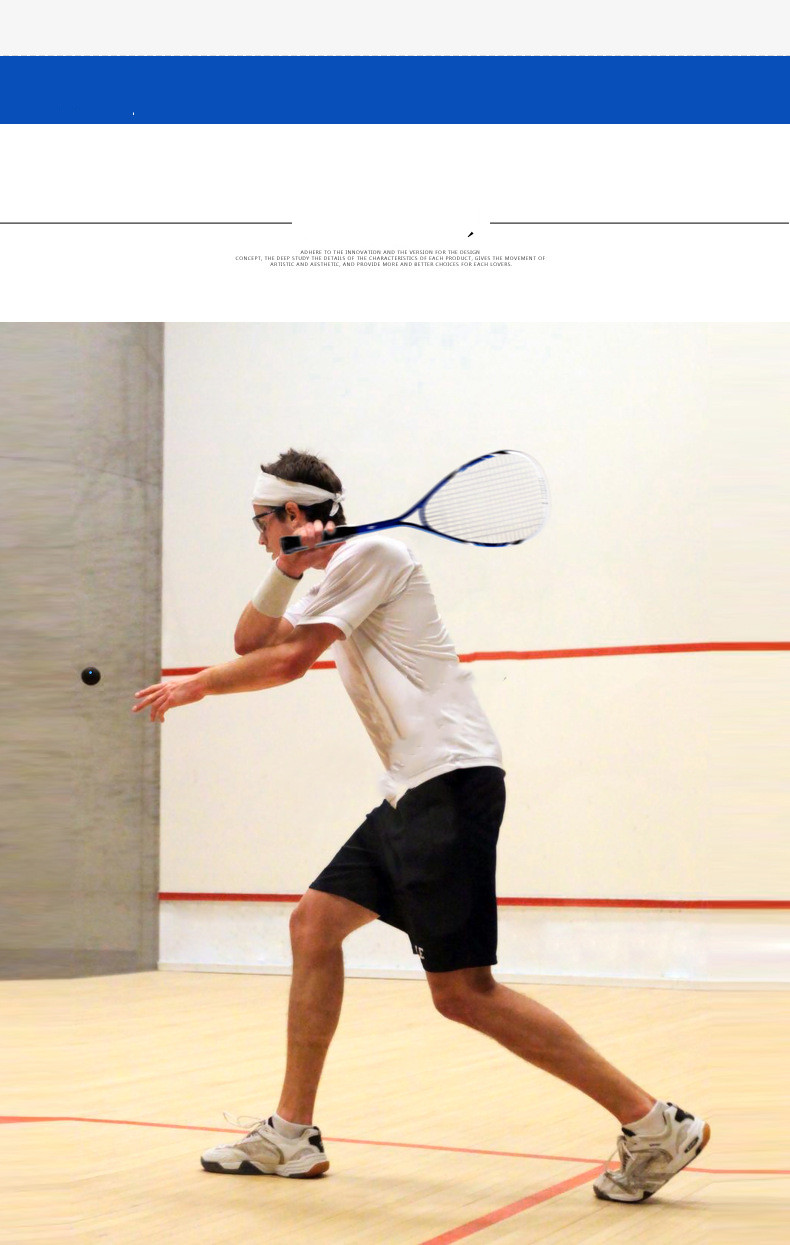 Title 6, Squash Single Blue Dot Snelle trainingsoefening