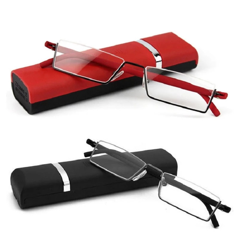 Title 6, Half-frame Reading Glasses for Men and Women HD...