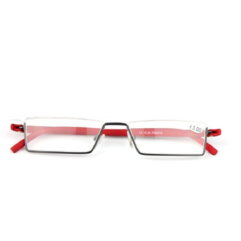 Title 4, Half-frame Reading Glasses for Men and Women HD...