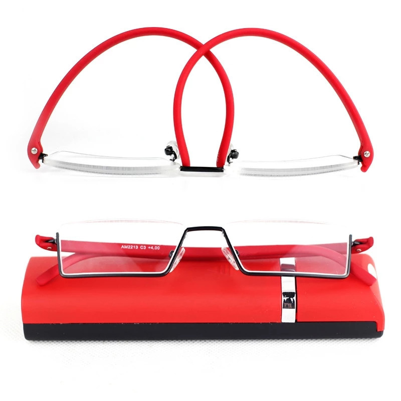 Title 5, Half-frame Reading Glasses for Men and Women HD...