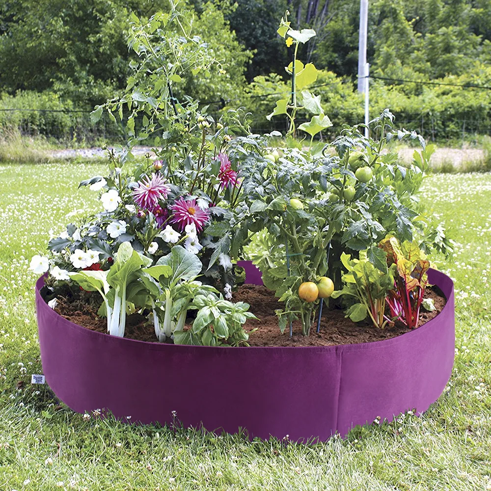 Felt Planting Bag Flower Garden Round Vegetable Nursery Bag