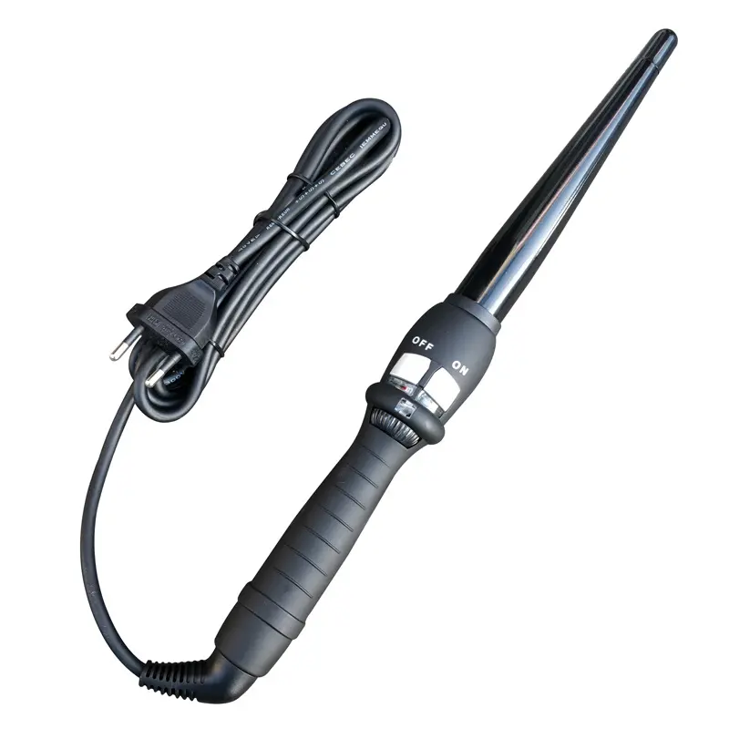 Hair Curler Cone Single Tube Ceramic Glaze Pear Flower