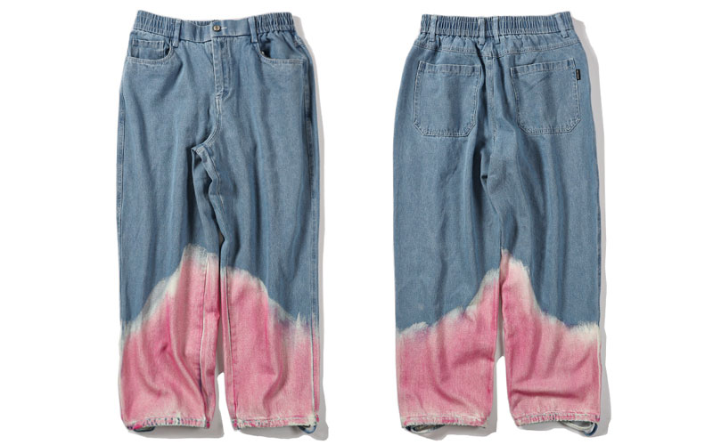 Title 2, Herren Jeans mit Farbverlauf und Tie-Dye-Effekt...