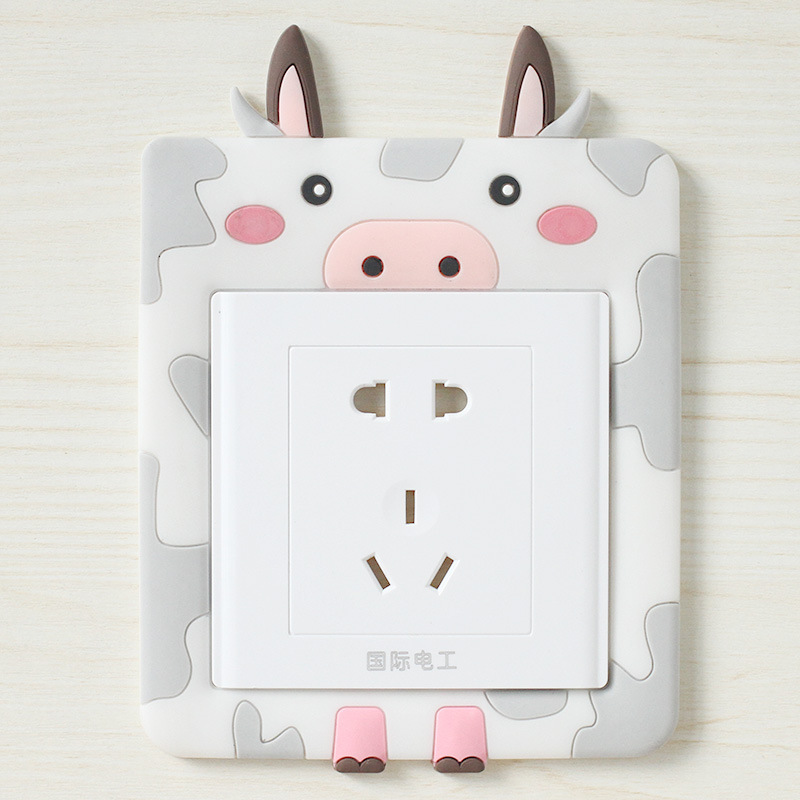 86 Type Luminous Cartoon Switch Sticker Socket Switch Cover