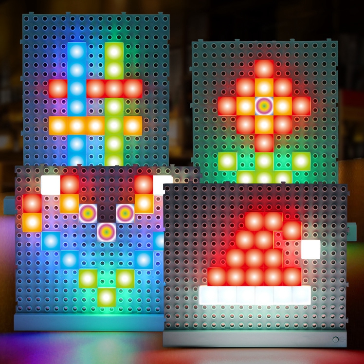 DIY LED Flashing Light Electronic Building Blocks