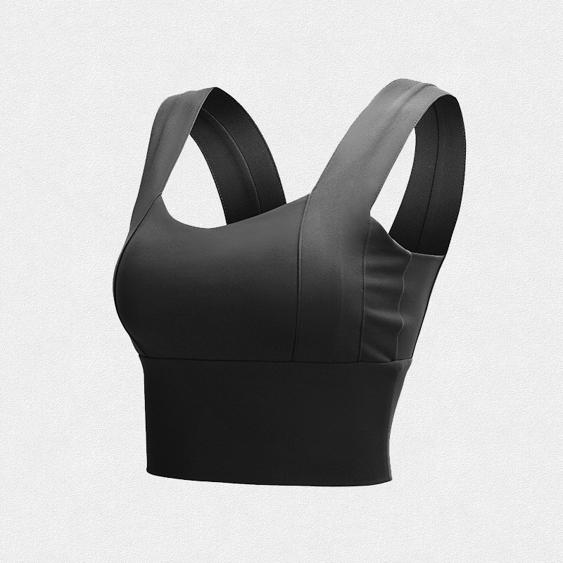 European And American New Shockproof Running Sports Underwear Women Gather Quick-Drying Beauty Back Fitness Bra And Wear Yoga Vest