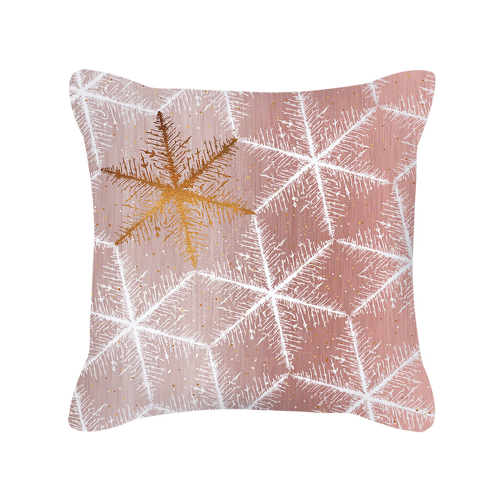 Title 8, Nordic Style Rose Gold Pink Geometric Square Pi...